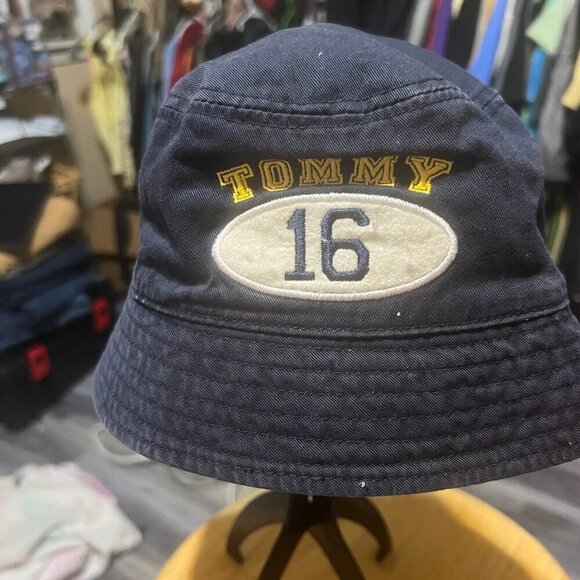 Vintage Tommy Hilfiger Reverseable Bucket Hat - Picture 1 of 9